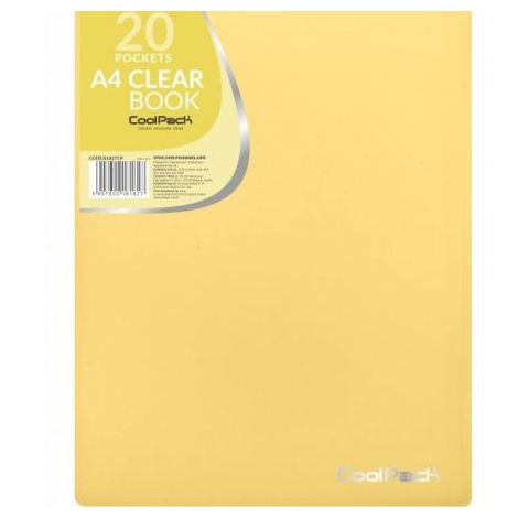 Album ofertowy Coolpack A4/20 koszulek, Żółty